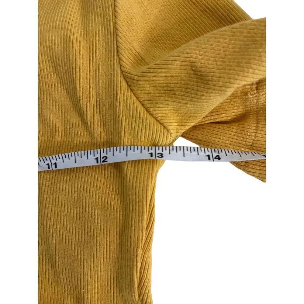 Zara Ribbed Cropped Polo Top size S - Picture 7 of 10